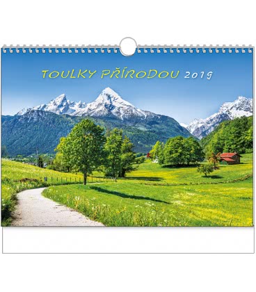 Nástěnný kalendář Toulky přírodou - A3 2019