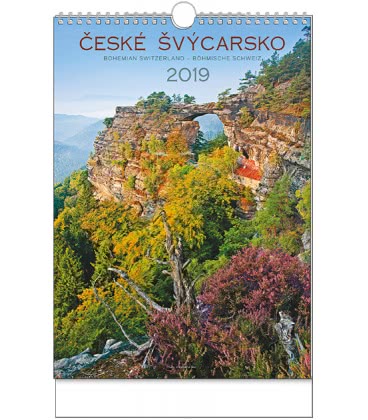 Nástěnný kalendář České Švýcarsko - A3 2019
