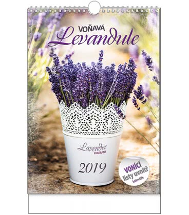 Wall calendar Voňavý kalendář - Voňavá levandule - A3 2019