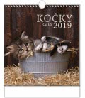 Nástěnný kalendář IDEÁL - Kočky 2019