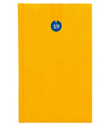 Pocket-Wochentagebuch-Terminplaner Uno žlutý 2019