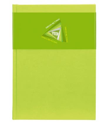 Tagebuch - Terminplaner A5 Geometric zelený SK 2019