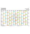 Nástěnný kalendář Jižní Tyrolsko / Südtirol 2019