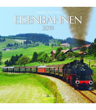 Nástěnný kalendář Železnice / Eisenbahnen (BK) 2019