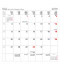 Nástěnný kalendář Motorky snů / Dreambikes (BK) 2019