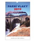 Nástěnný kalendář Parní vlaky 2019