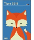 Wall calendar Dawid Ryski: Tiere 2019