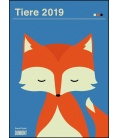 Wandkalender Dawid Ryski: Tiere 2019