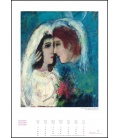 Nástěnný kalendář Zlatý kalendář umění / Goldener Kunstkalender 2019