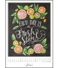 Wandkalender Chalkboard Happiness 2019