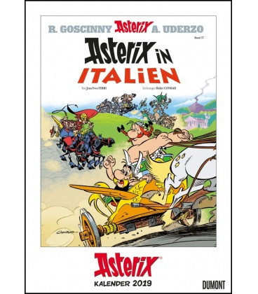 Nástěnný kalendář Asterix - obálky komiksů / Asterix Comiccover-Kalender 2019