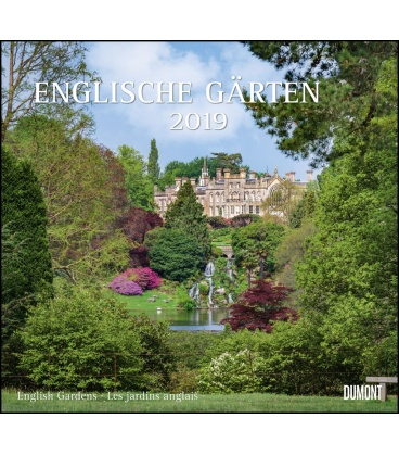 Nástěnný kalendář Anglické zahrady / Englische Gärten 2019