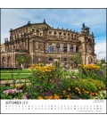 Nástěnný kalendář Drážďany / Dresden 2019