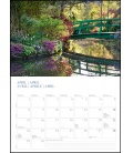 Wall calendar Monets Garten in Giverny 2019