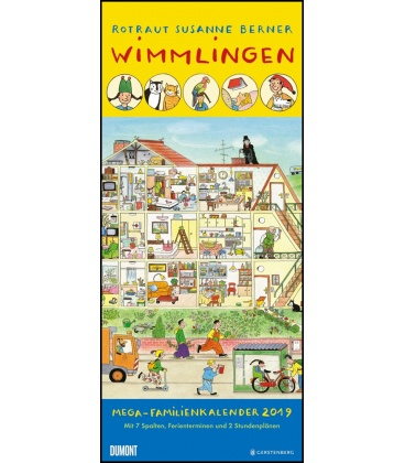 Wall calendar Familien Megaplaner Wimmlingen 2019