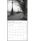 Nástěnný kalendář Londýn / London s/w T&C 2019
