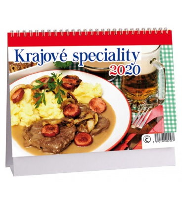 Table calendar Krajové speciality 2020