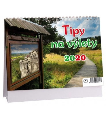 Table calendar Tipy na výlet 2020