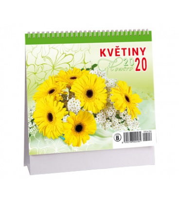 Stolní kalendář Květiny - MINI 2020