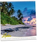 Nástěnný kalendář Tropické ráje 2020