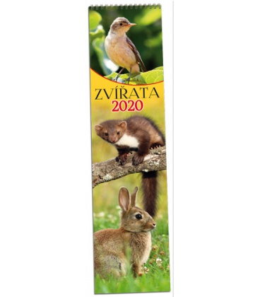 Nástěnný kalendář Zvířata - vázanka 2020