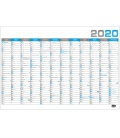 Wandkalender Nástěnný roční B1 - modrý 2020