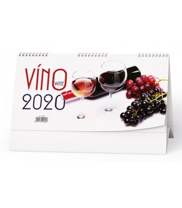 Stolní kalendář Víno 2020