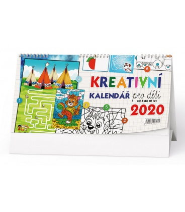Tischkalender Kreativní kalendář pro děti 2020