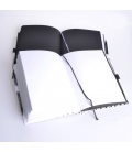 Notepad - Black and white - A5 - kreativní notes - zebra 2020
