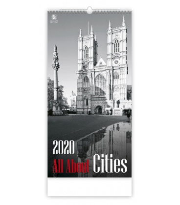 Wall calendar All About Cities 2020