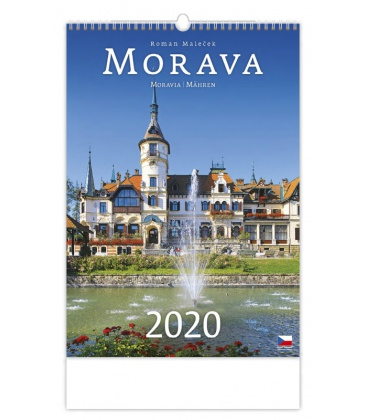 Wall calendar Morava/Moravia/Mahren 2020
