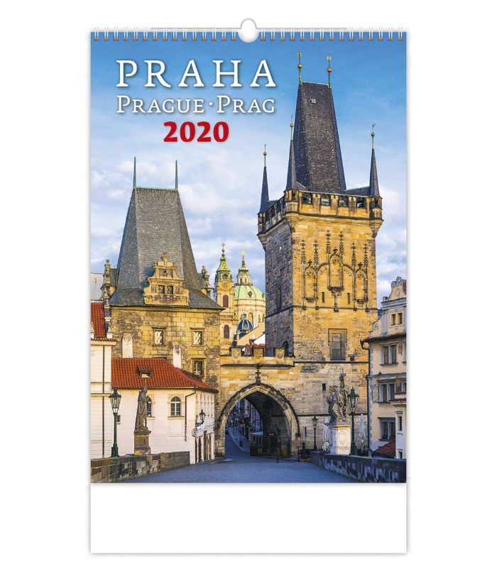 Wall calendar Praha/Prague/Prag 2020