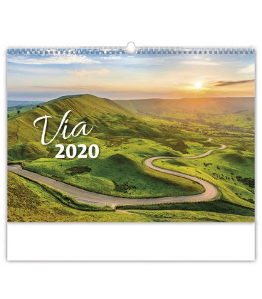 Nástěnný kalendář Via 2020
