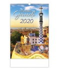 Nástěnný kalendář Antoni Gaudí 2020