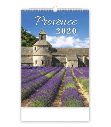 Nástěnný kalendář Provence 2020