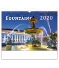 Wall calendar Fountains 2020