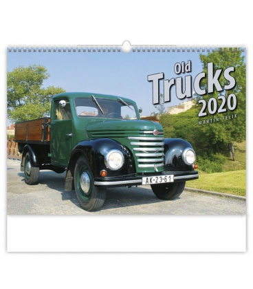 Nástěnný kalendář Old Trucks 2020