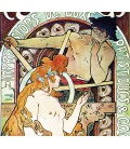 Nástěnný kalendář Alfons Mucha - vázanka 2020