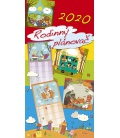 Wandkalender Family planing / Rodinný plánovač 2020