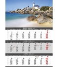 Nástěnný kalendář Pobřeží - 3měsíční/Pobřežie - 3mesačné 2020