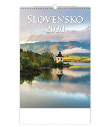 Wall calendar Slovensko 2020