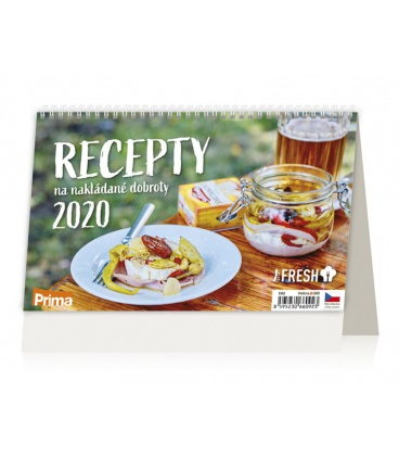 Table calendar Recepty na nakládané dobroty 2020