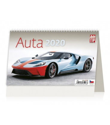 Table calendar Auta 2020