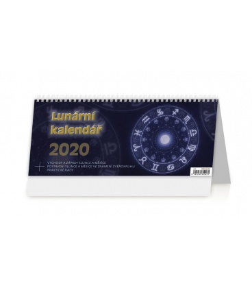 Table calendar Lunární kalendář 2020