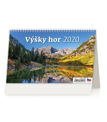 Tischkalender Výšky hor 2020