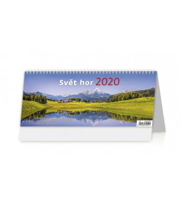 Table calendar Svět hor 2020