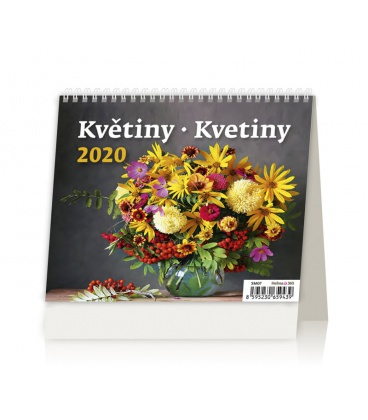 Stolní kalendář MiniMax Květiny/Kvetiny 2020