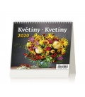 Table calendar MiniMax Květiny/Kvetiny 2020