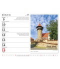 Table calendar MiniMax Naše hrady a zámky 2020