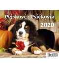 Stolní kalendář Minimax Pejskové/Psíčkovia 2020
